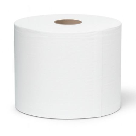 Bobine 1500f pure ouate blanche 2 ep. gauf/col format 24cm - colis de 2