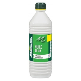 Huile de lin - flacon de 1L