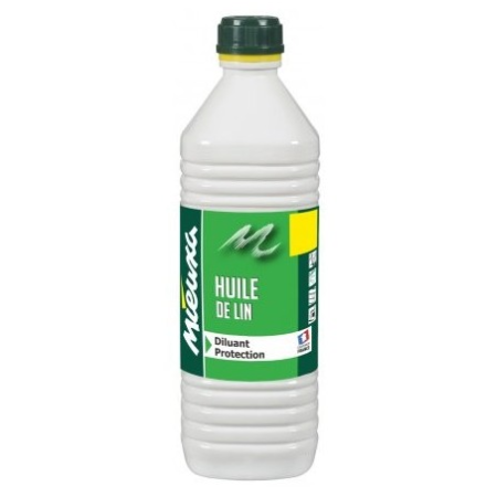 Huile de lin - flacon de 1L