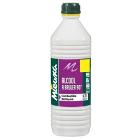 Alcool à bruler 90° - flacon de 1L