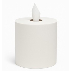 Bobine dévidage central maxi blanche 2 épaisseurs 450f éco - pack de 6