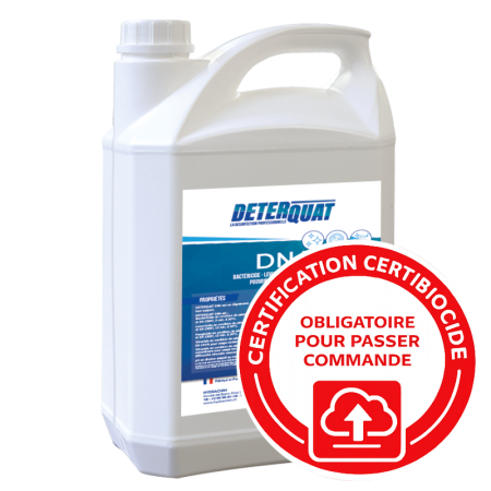 Dégraissant désinfectant contact alimentaire homologue - DETERQUAT DNA - bidon 5L