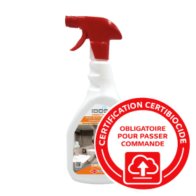 Nettoyant détartrant désinfectant floral - IDOS ACIDOBACT - flacon 750ml