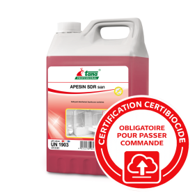 Désincrustant désinfectant sanitaires concentré - APESIN SAN - bidon 5L
