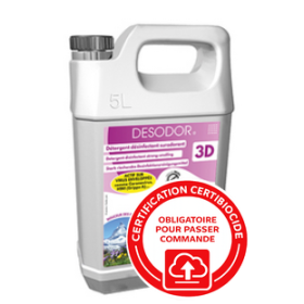 3D - détergent Surodorant désinfectant parfum au choix - bidon de 5L