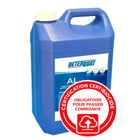 Nettoyant désinfectant toutes surfaces sans rinçage DETERQUAT AL - bidon de 5L