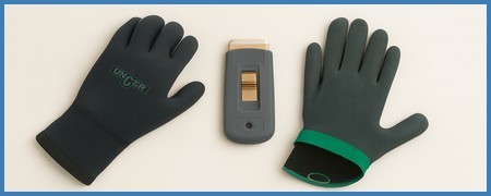 Les gants de vitrerie